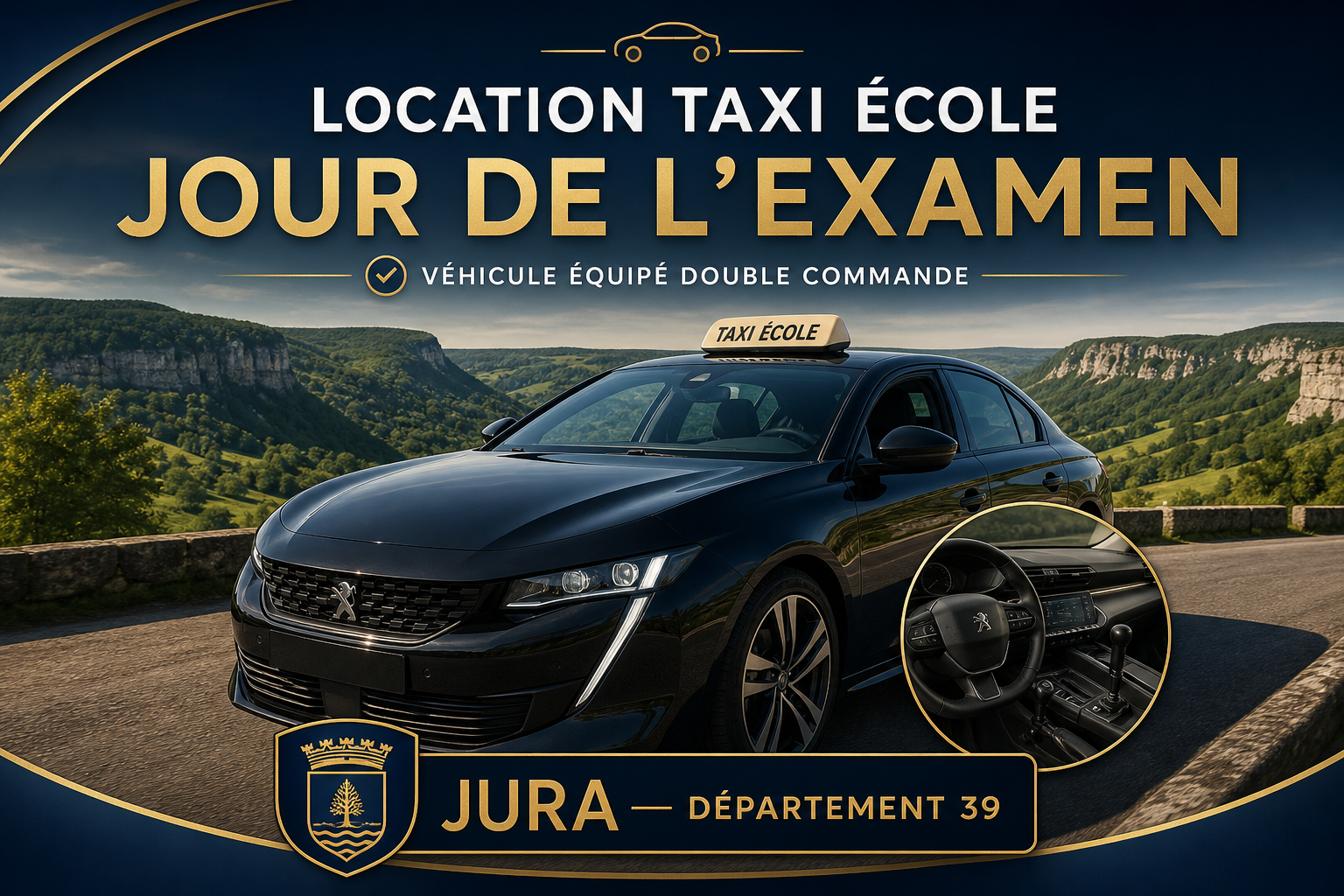 Location Taxi École — jour de l'examen