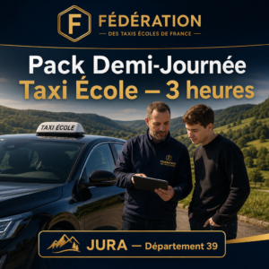 Pack demi-journée Taxi École — 3 heures